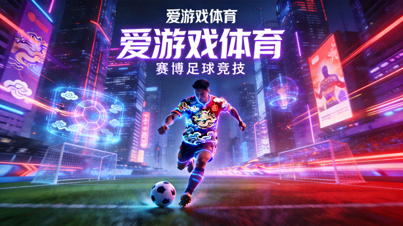 爱游戏AYX全新锦标赛主视觉 - 霓虹灯光下的竞技场与百万奖金标志