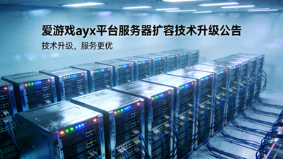 爱游戏ayx平台服务器扩容技术升级公告配图 - 数据中心服务器阵列