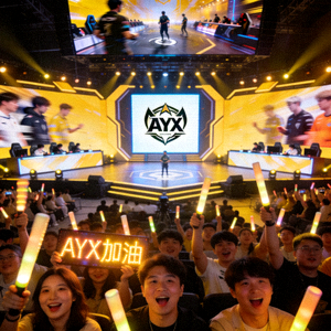 AYX平台以往支持的电竞活动现场 - 观众热情高涨