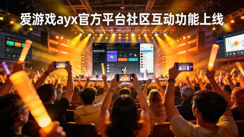 爱游戏ayx官方平台社区互动功能上线 - 观众席与人群欢呼场景
