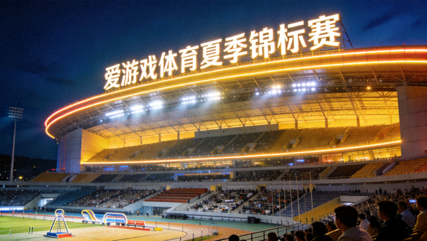 爱游戏体育夏季锦标赛新闻配图 - 大型体育场馆夜景