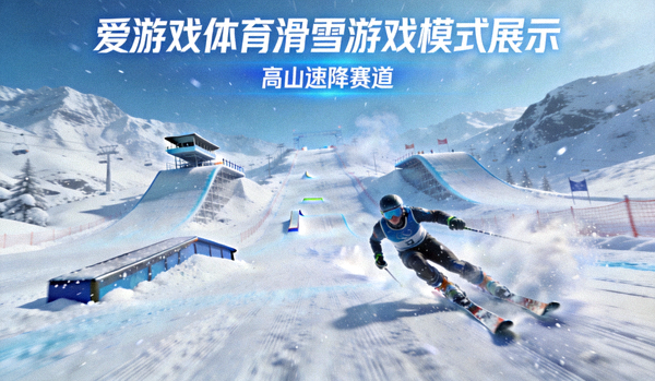 爱游戏体育滑雪游戏模式展示 - 高山速降赛道